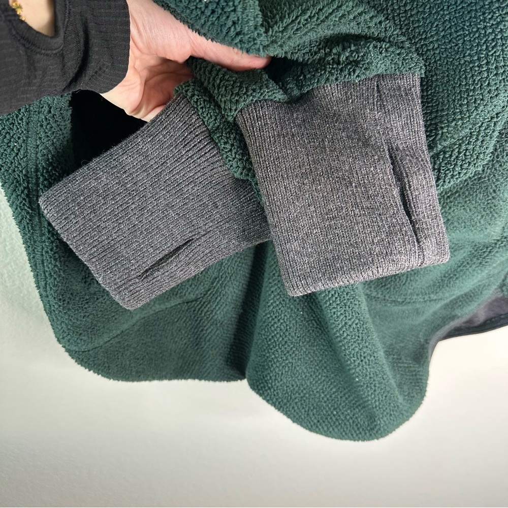 FREE PEOPLE MOVEMENT Mountain Dreamin' Reversible Pullover Green SZ L - Picture 8 of 11